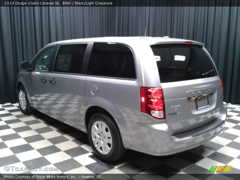 Billet / Black/Light Graystone 2019 Dodge Grand Caravan SE