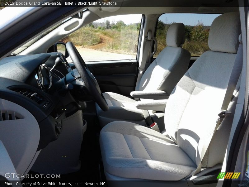Billet / Black/Light Graystone 2019 Dodge Grand Caravan SE
