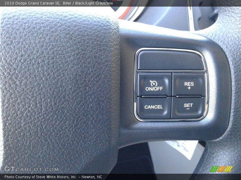 Billet / Black/Light Graystone 2019 Dodge Grand Caravan SE