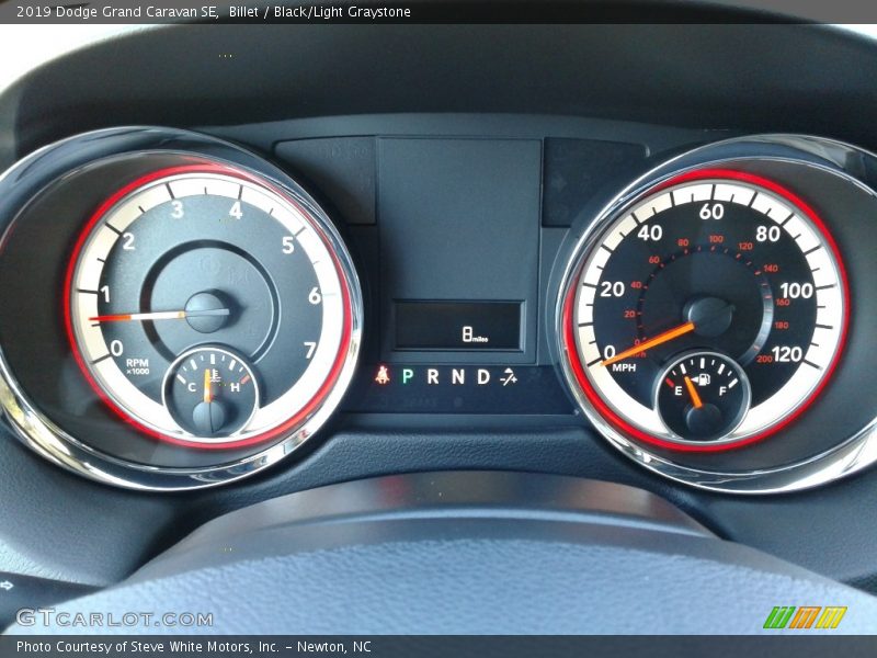 Billet / Black/Light Graystone 2019 Dodge Grand Caravan SE