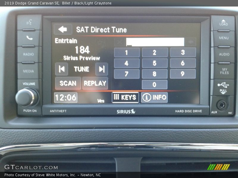 Billet / Black/Light Graystone 2019 Dodge Grand Caravan SE