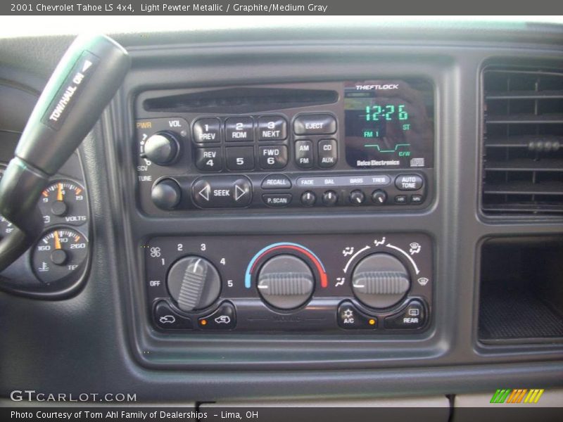 Light Pewter Metallic / Graphite/Medium Gray 2001 Chevrolet Tahoe LS 4x4