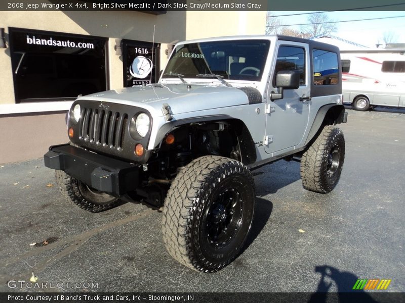 Bright Silver Metallic / Dark Slate Gray/Medium Slate Gray 2008 Jeep Wrangler X 4x4