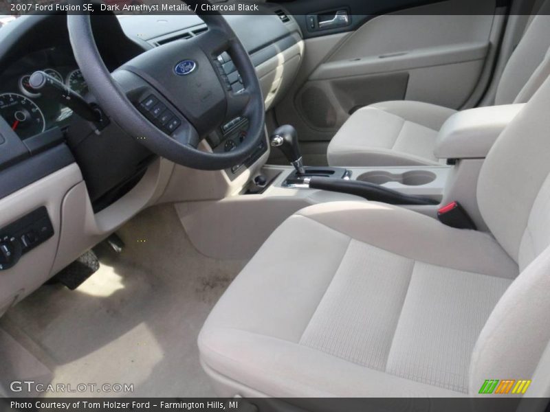 Dark Amethyst Metallic / Charcoal Black 2007 Ford Fusion SE