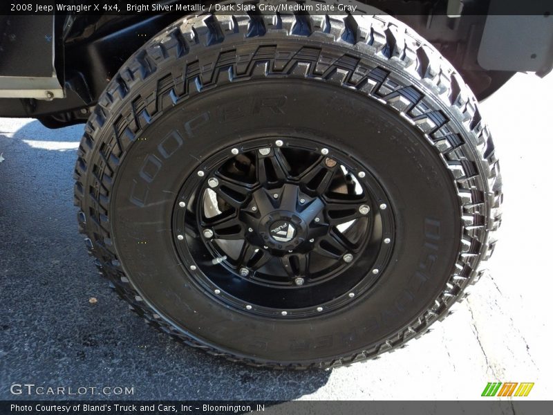 Bright Silver Metallic / Dark Slate Gray/Medium Slate Gray 2008 Jeep Wrangler X 4x4