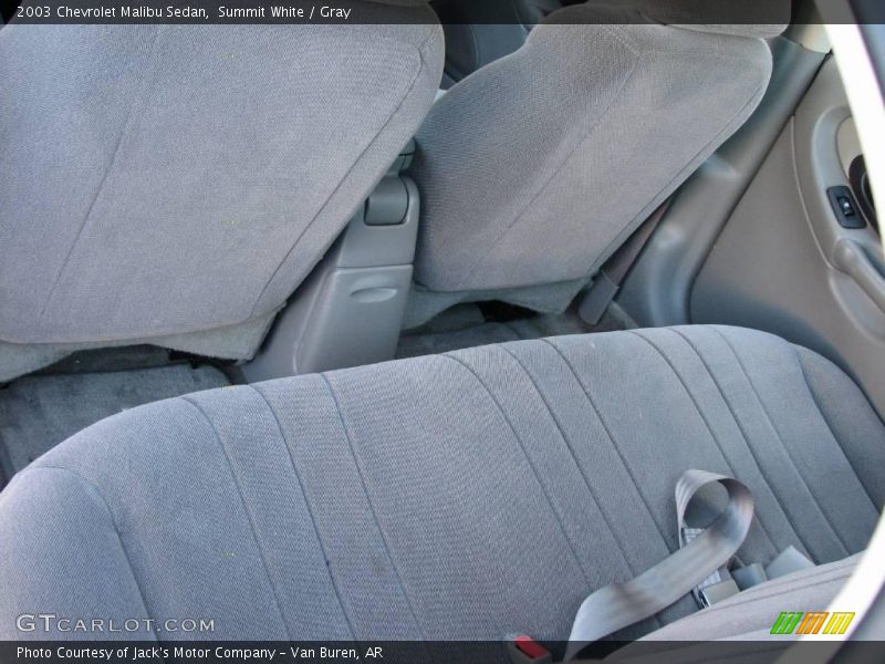 Summit White / Gray 2003 Chevrolet Malibu Sedan