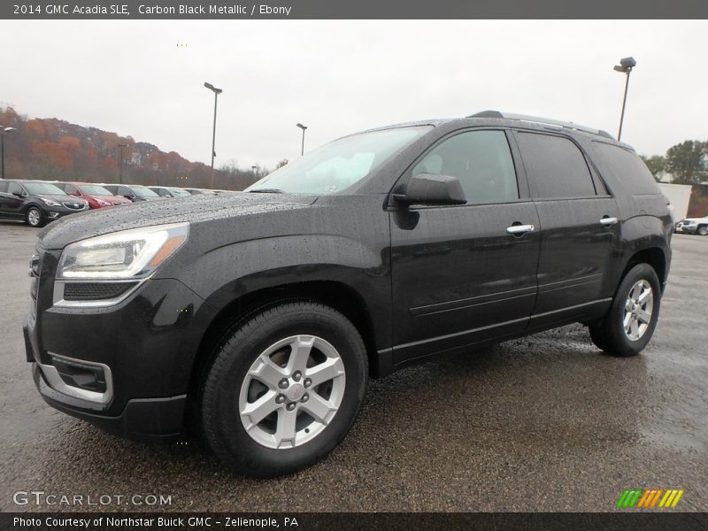 Carbon Black Metallic / Ebony 2014 GMC Acadia SLE