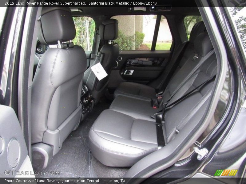 Rear Seat of 2019 Range Rover Supercharged