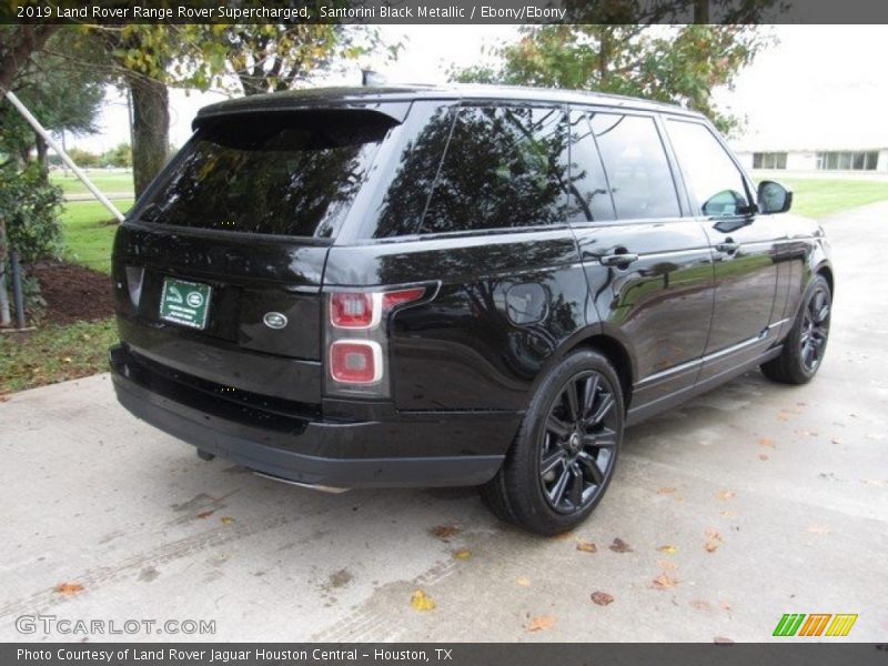 Santorini Black Metallic / Ebony/Ebony 2019 Land Rover Range Rover Supercharged