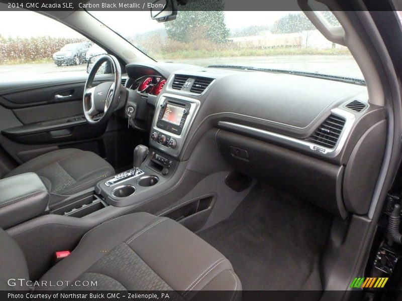Carbon Black Metallic / Ebony 2014 GMC Acadia SLE
