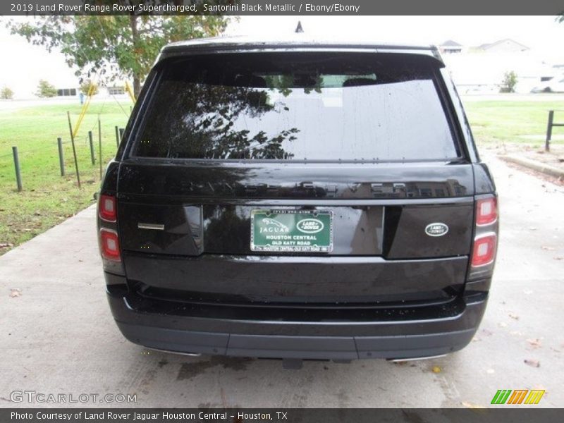 Santorini Black Metallic / Ebony/Ebony 2019 Land Rover Range Rover Supercharged