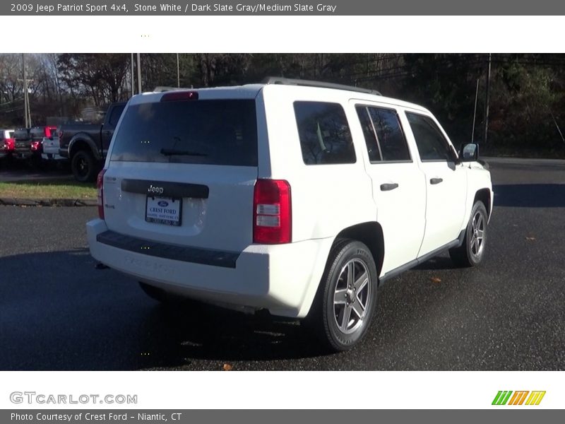 Stone White / Dark Slate Gray/Medium Slate Gray 2009 Jeep Patriot Sport 4x4
