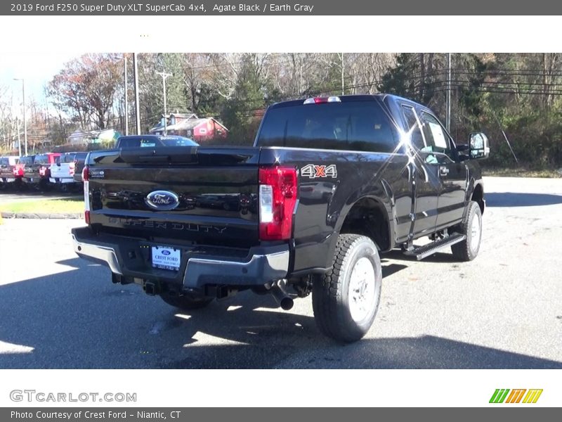 Agate Black / Earth Gray 2019 Ford F250 Super Duty XLT SuperCab 4x4