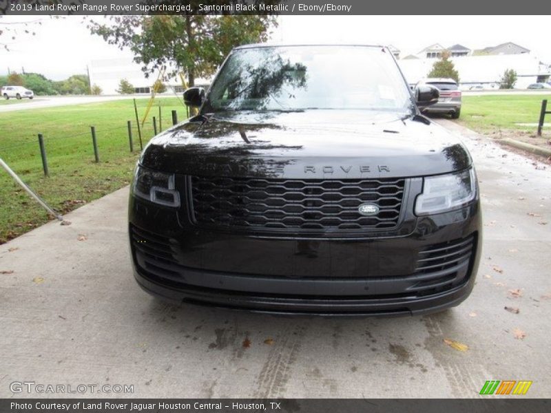 Santorini Black Metallic / Ebony/Ebony 2019 Land Rover Range Rover Supercharged