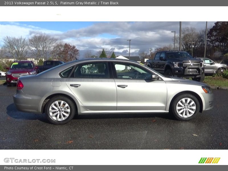 Platinum Gray Metallic / Titan Black 2013 Volkswagen Passat 2.5L S