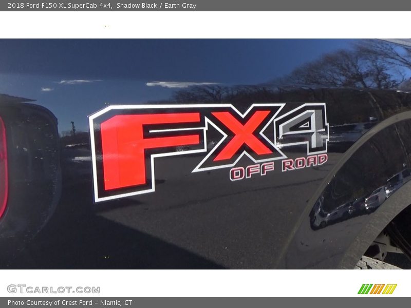 Shadow Black / Earth Gray 2018 Ford F150 XL SuperCab 4x4