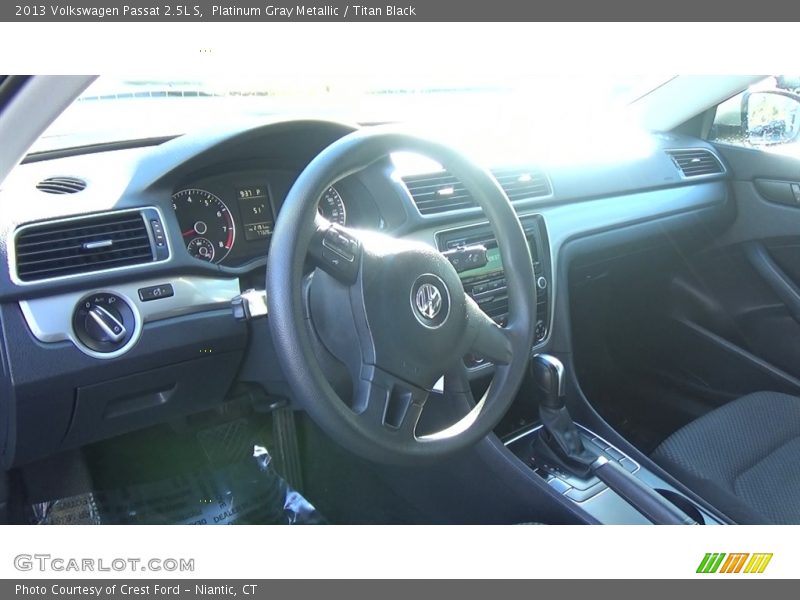 Platinum Gray Metallic / Titan Black 2013 Volkswagen Passat 2.5L S