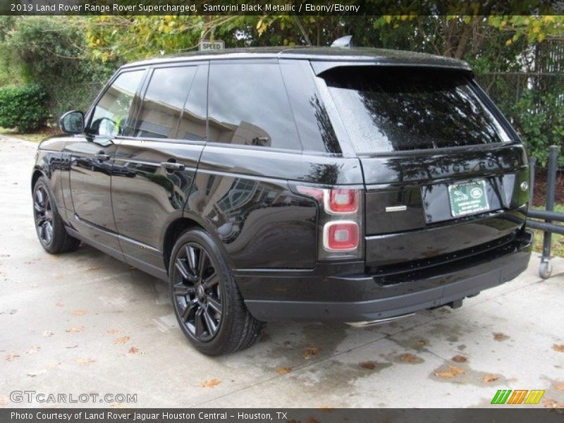 Santorini Black Metallic / Ebony/Ebony 2019 Land Rover Range Rover Supercharged