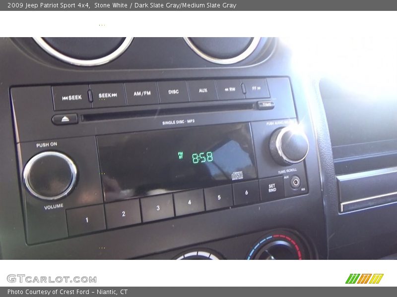 Stone White / Dark Slate Gray/Medium Slate Gray 2009 Jeep Patriot Sport 4x4