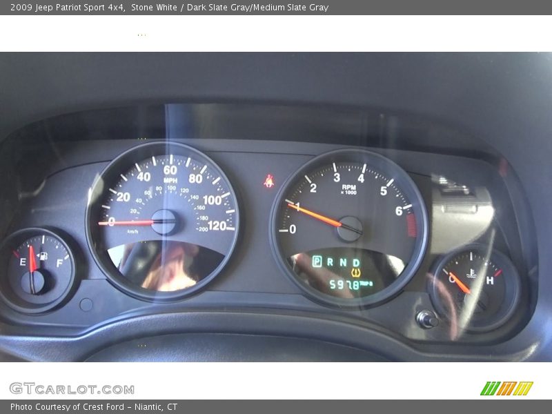 Stone White / Dark Slate Gray/Medium Slate Gray 2009 Jeep Patriot Sport 4x4