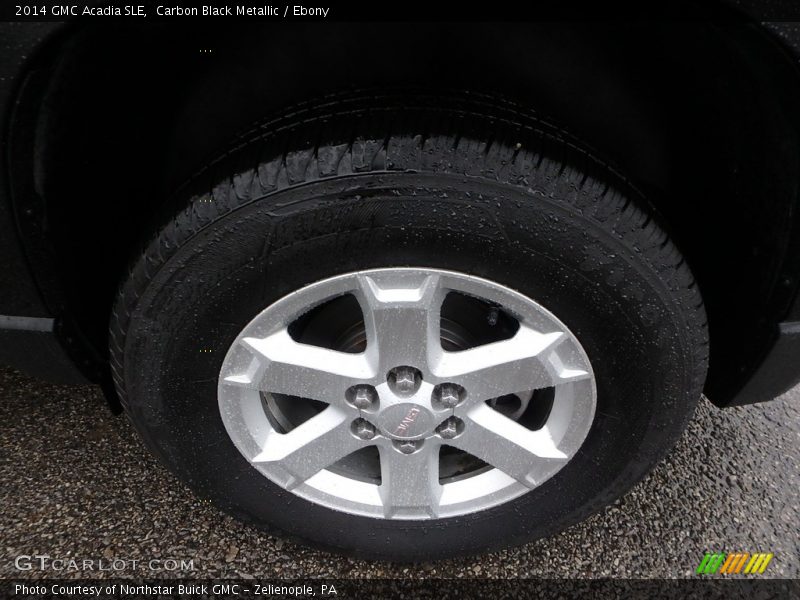 Carbon Black Metallic / Ebony 2014 GMC Acadia SLE