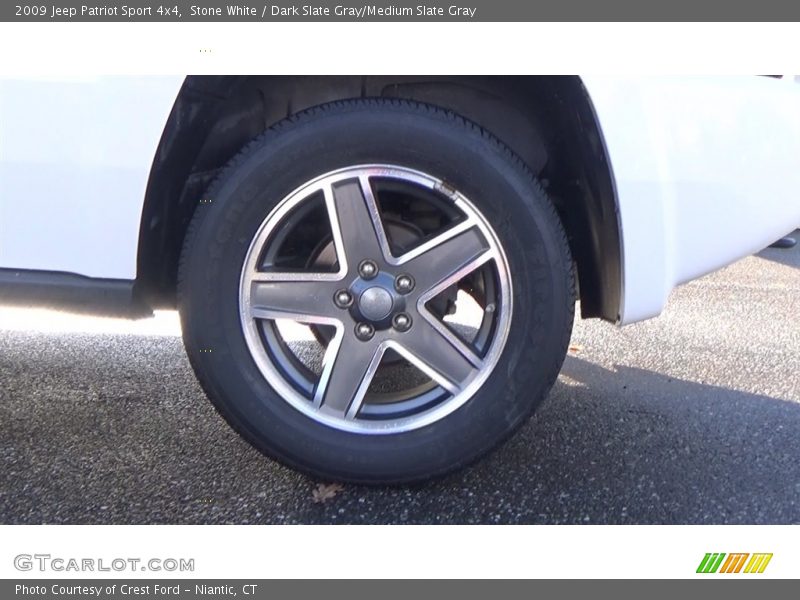 Stone White / Dark Slate Gray/Medium Slate Gray 2009 Jeep Patriot Sport 4x4