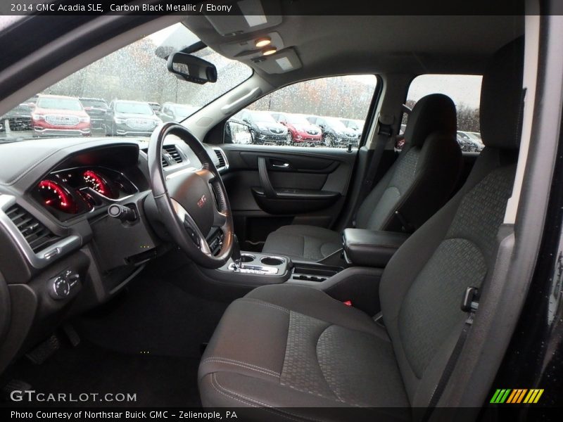 Carbon Black Metallic / Ebony 2014 GMC Acadia SLE