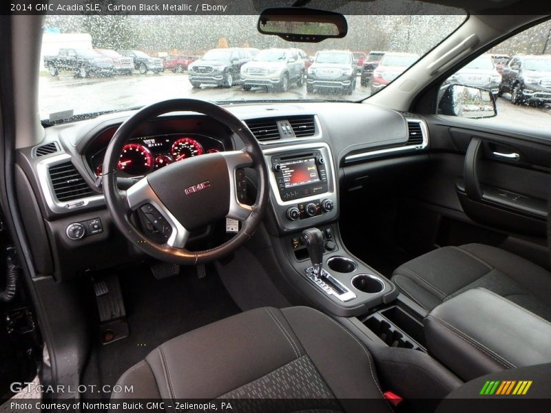 Carbon Black Metallic / Ebony 2014 GMC Acadia SLE