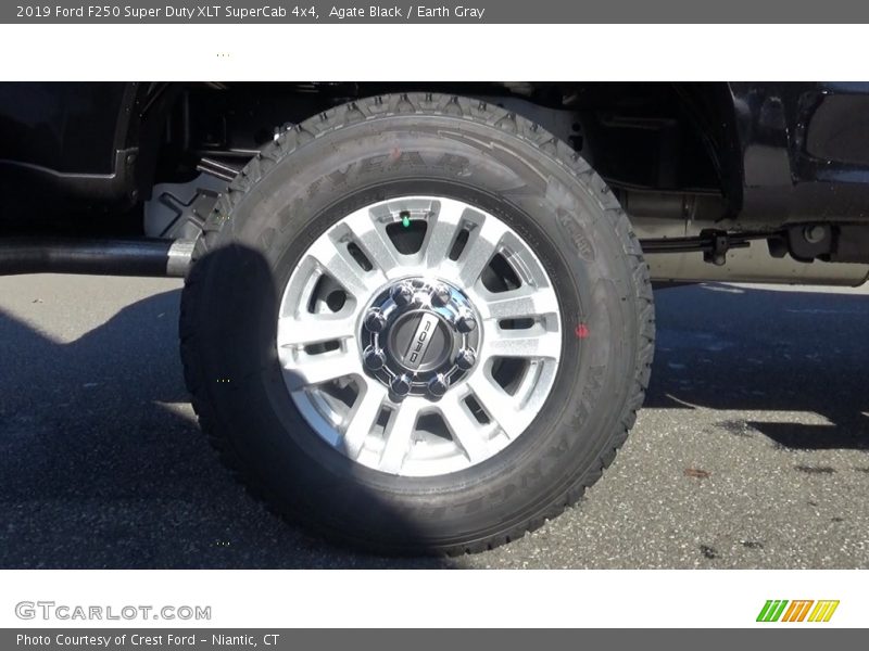 Agate Black / Earth Gray 2019 Ford F250 Super Duty XLT SuperCab 4x4
