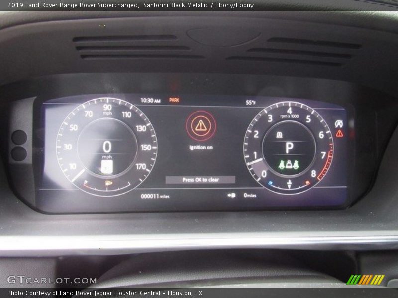  2019 Range Rover Supercharged Supercharged Gauges