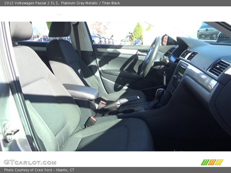 Platinum Gray Metallic / Titan Black 2013 Volkswagen Passat 2.5L S