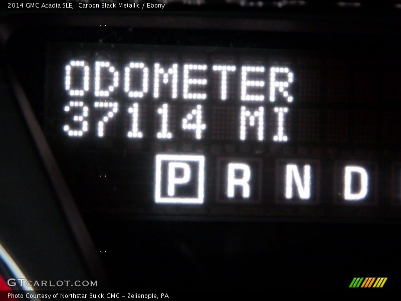 Carbon Black Metallic / Ebony 2014 GMC Acadia SLE