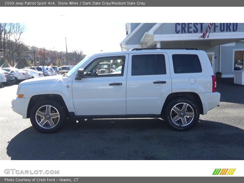 Stone White / Dark Slate Gray/Medium Slate Gray 2009 Jeep Patriot Sport 4x4