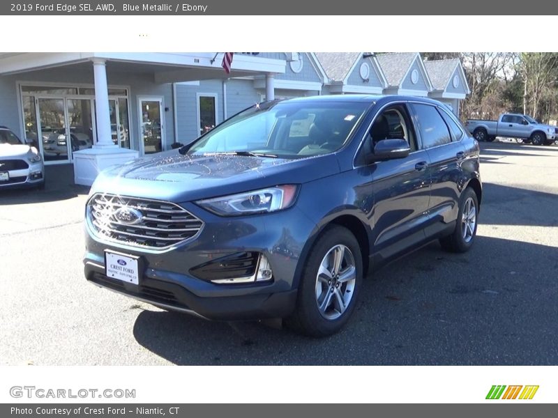 Blue Metallic / Ebony 2019 Ford Edge SEL AWD