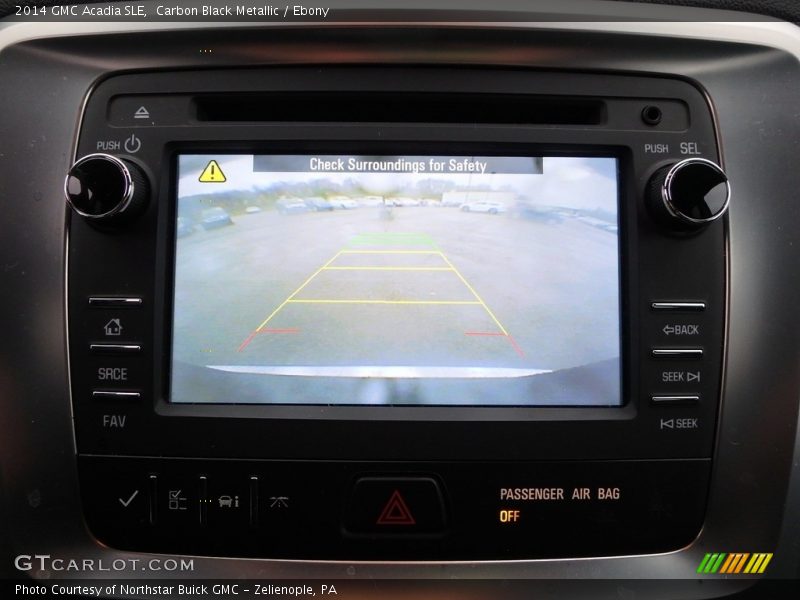 Carbon Black Metallic / Ebony 2014 GMC Acadia SLE