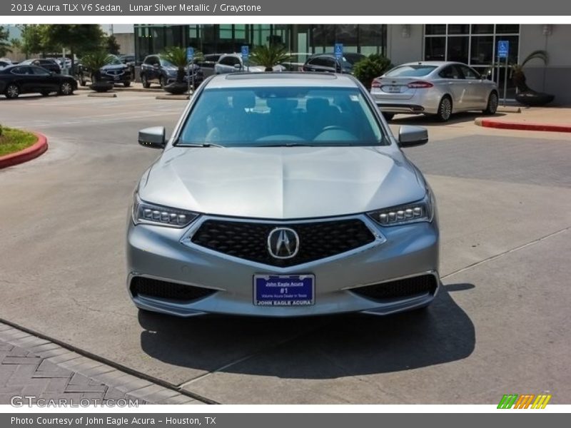 Lunar Silver Metallic / Graystone 2019 Acura TLX V6 Sedan