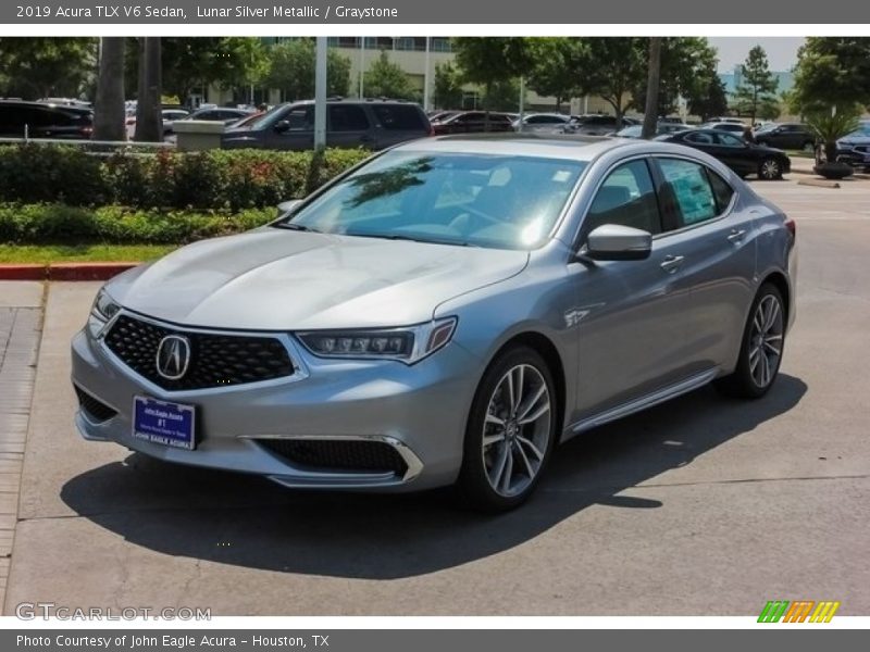 Lunar Silver Metallic / Graystone 2019 Acura TLX V6 Sedan