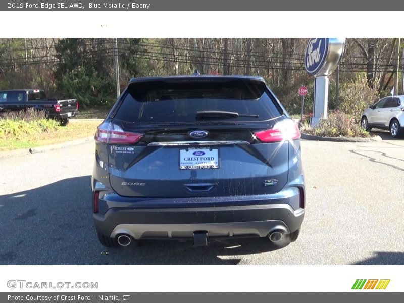 Blue Metallic / Ebony 2019 Ford Edge SEL AWD