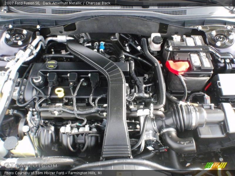 Dark Amethyst Metallic / Charcoal Black 2007 Ford Fusion SE