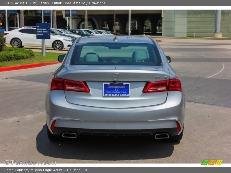 Lunar Silver Metallic / Graystone 2019 Acura TLX V6 Sedan