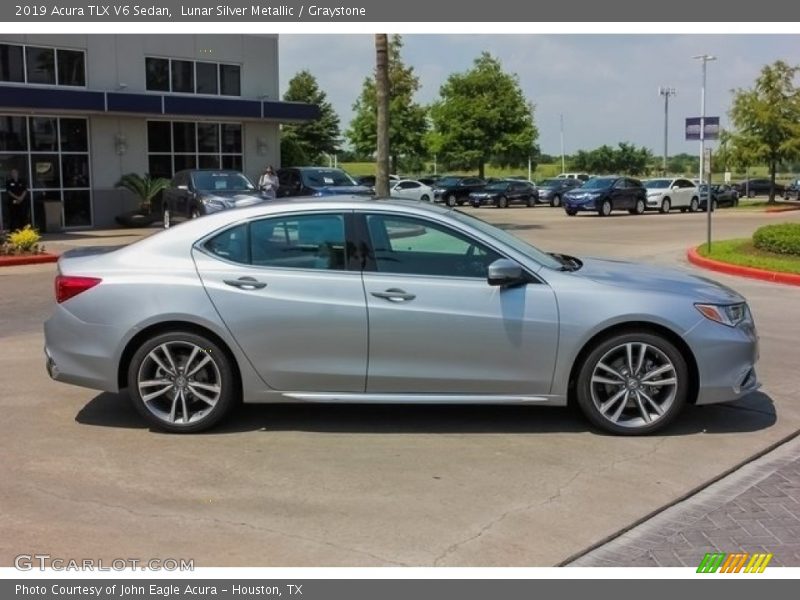 Lunar Silver Metallic / Graystone 2019 Acura TLX V6 Sedan
