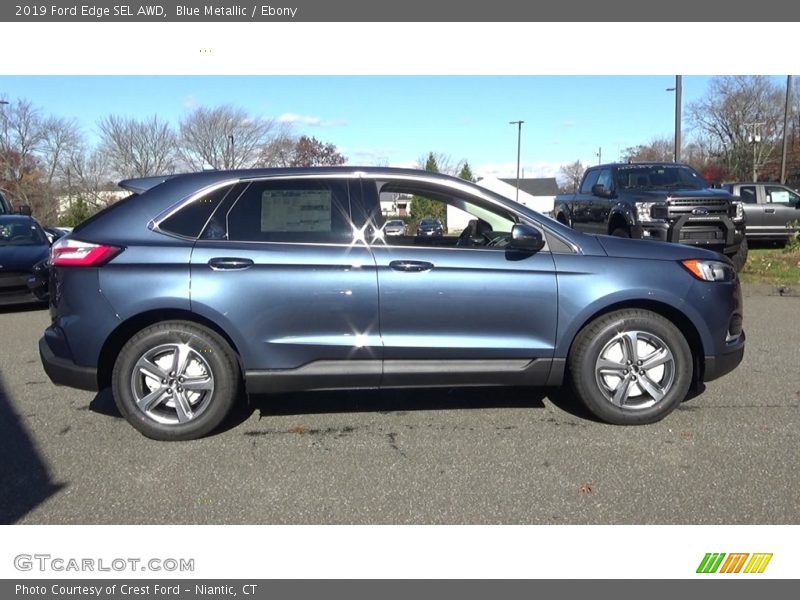 Blue Metallic / Ebony 2019 Ford Edge SEL AWD