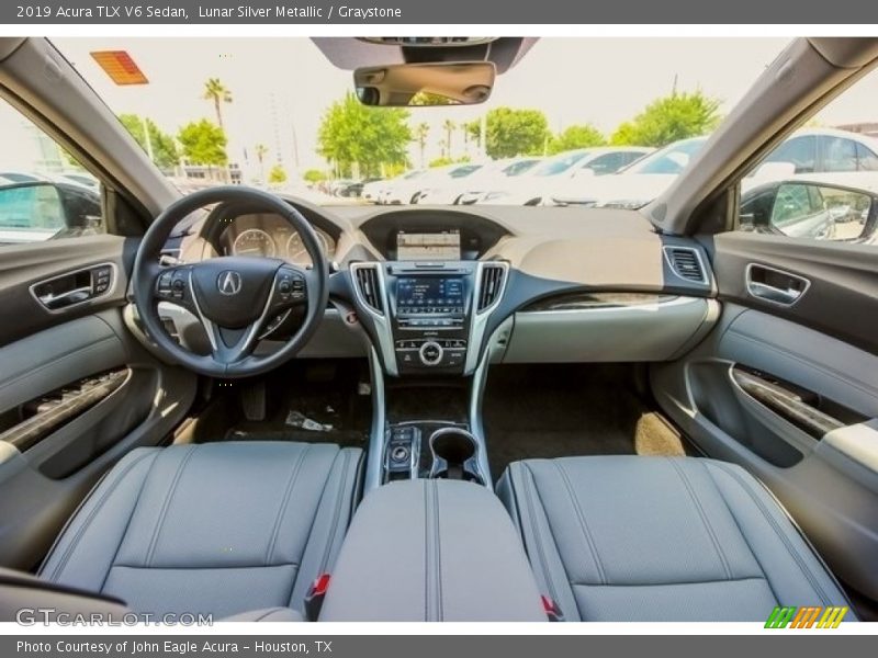 Lunar Silver Metallic / Graystone 2019 Acura TLX V6 Sedan