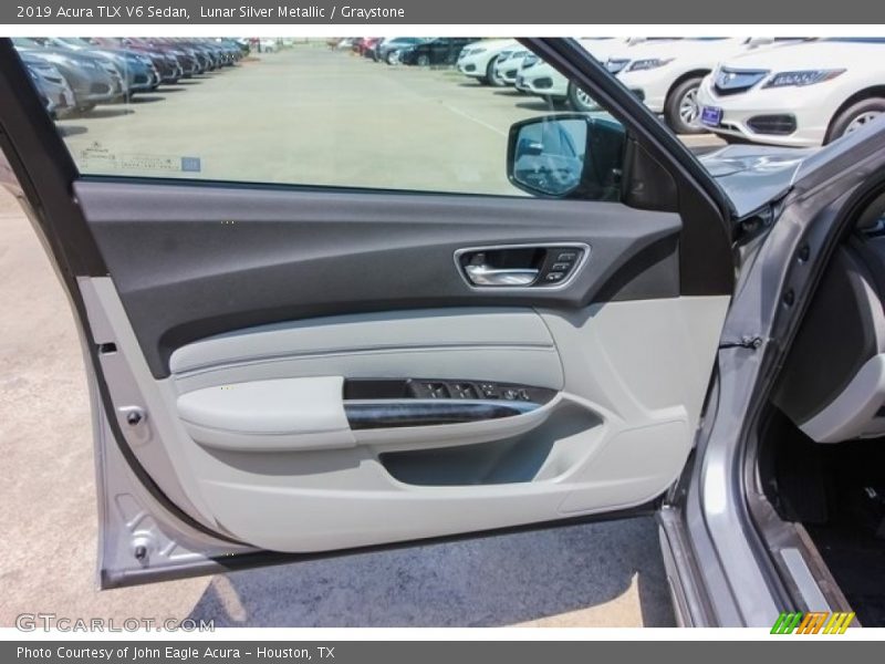 Lunar Silver Metallic / Graystone 2019 Acura TLX V6 Sedan