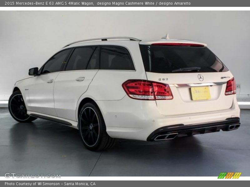 designo Magno Cashmere White / designo Amaretto 2015 Mercedes-Benz E 63 AMG S 4Matic Wagon