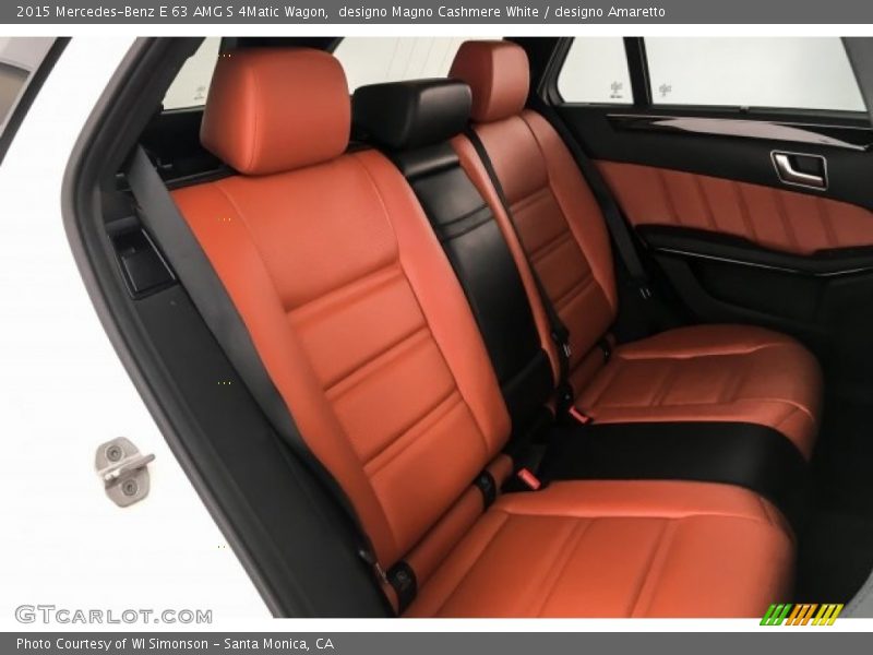 Rear Seat of 2015 E 63 AMG S 4Matic Wagon