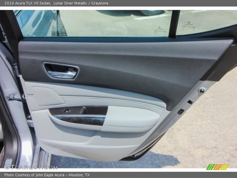 Lunar Silver Metallic / Graystone 2019 Acura TLX V6 Sedan