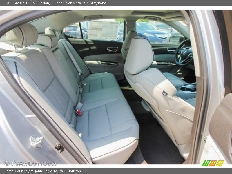 Lunar Silver Metallic / Graystone 2019 Acura TLX V6 Sedan
