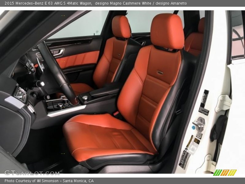  2015 E 63 AMG S 4Matic Wagon designo Amaretto Interior