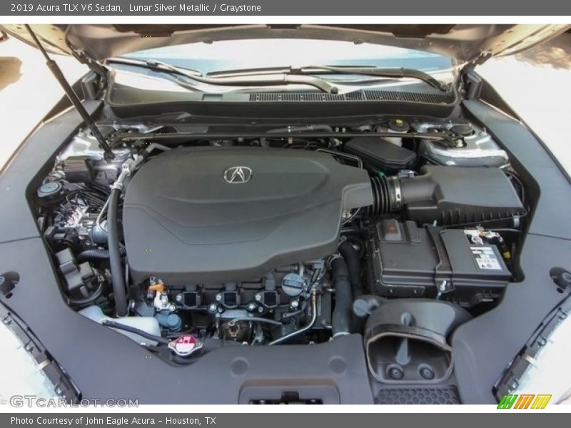 Lunar Silver Metallic / Graystone 2019 Acura TLX V6 Sedan